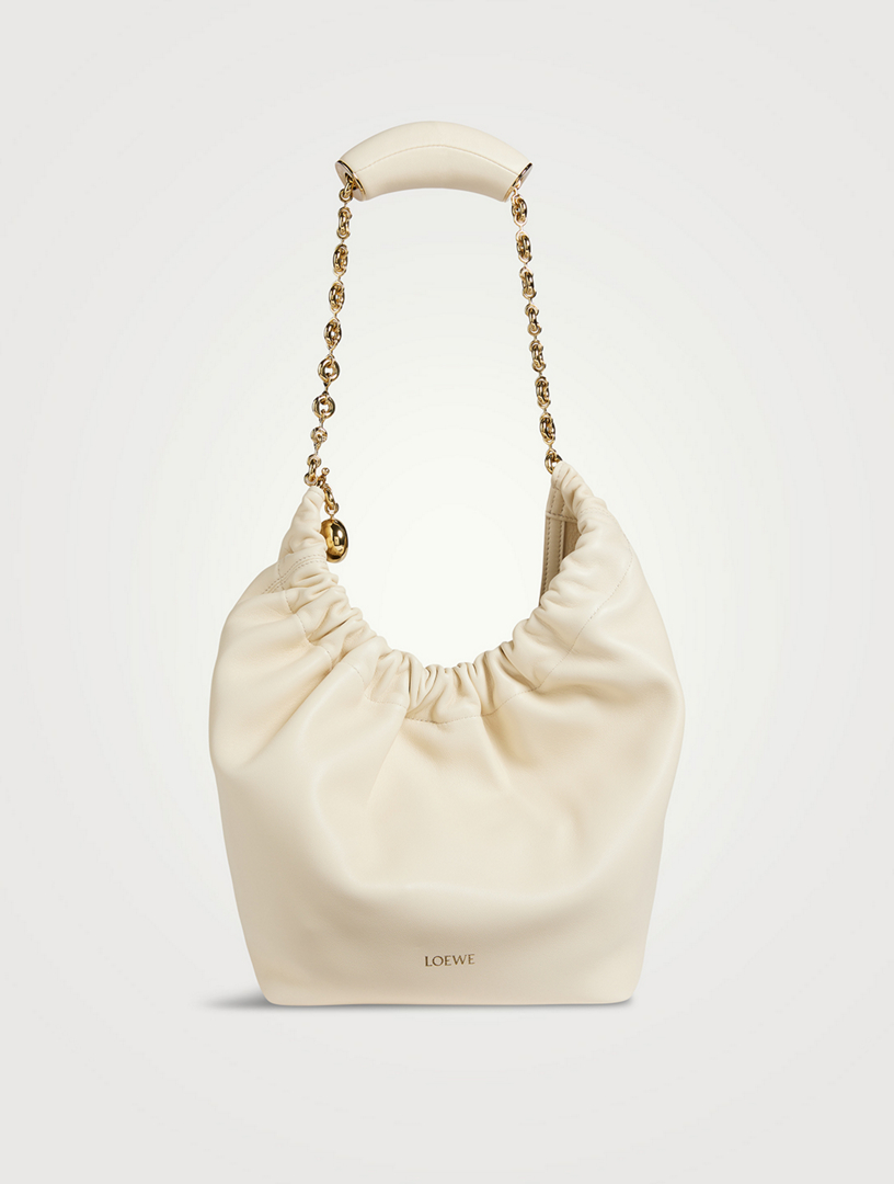 Sac porté épaule Squeeze en cuir, petit