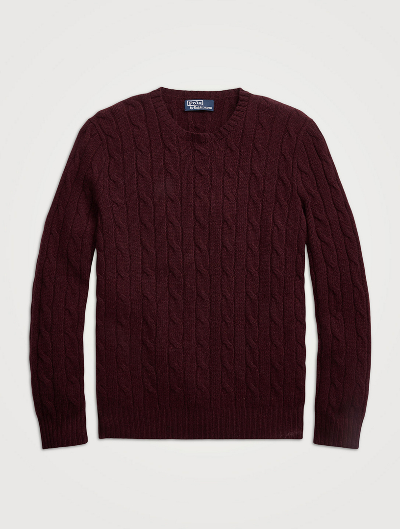 ★★POLO RALPH LAUREN★★ Cable knit wool cashmere sweater g Cable-Knit Wool-Cashmere Sweater | Ralph Lauren