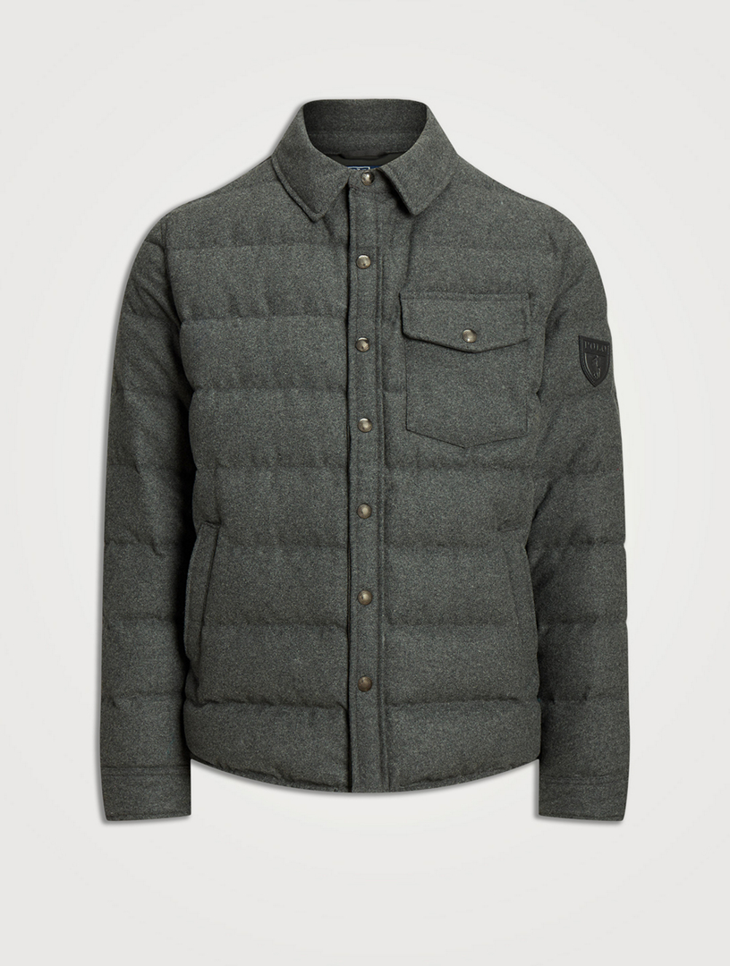 POLO RALPH LAUREN Quilted Wool Blend Down Jacket Holt Renfrew