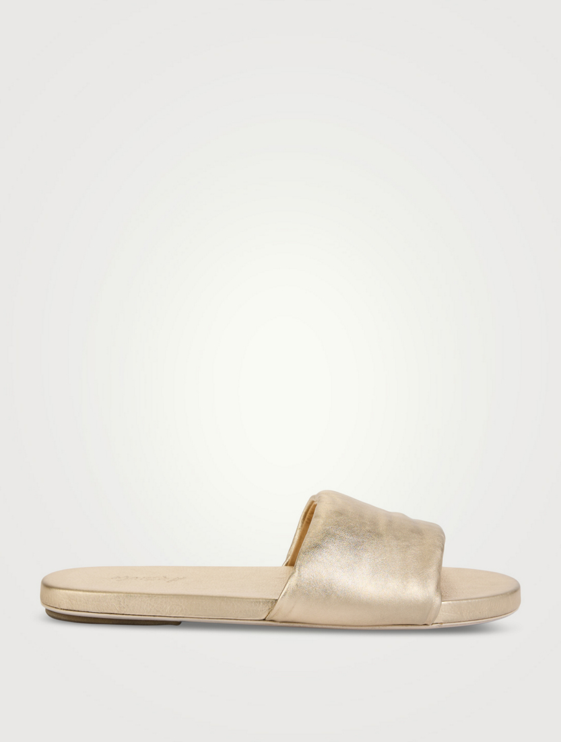 MARS LL Spanciata Leather Slide Sandals Holt Renfrew