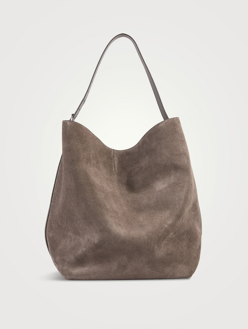 TOTÊME Belted Suede Tote Bag | Holt Renfrew