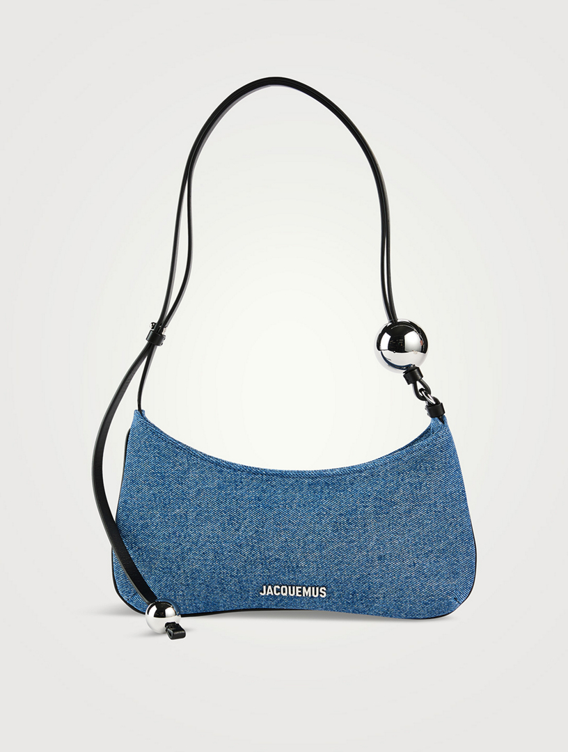 Le Bisou Perle Denim Shoulder Bag