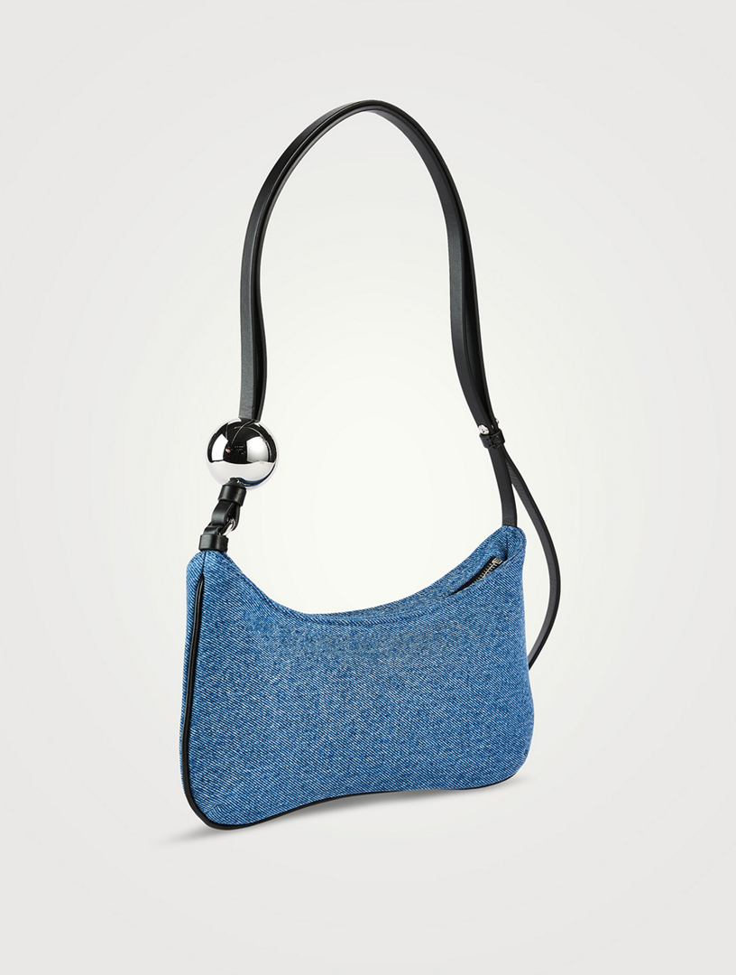JACQUEMUS Le Bisou Perle Denim Shoulder Bag | Holt Renfrew