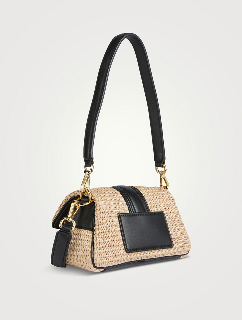 Le Petit Bambimou Padded Raffia Shoulder Bag