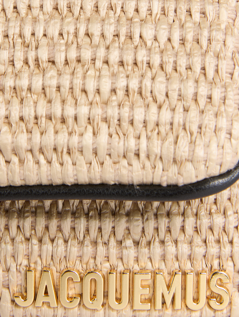 Le Petit Bambimou Padded Raffia Shoulder Bag