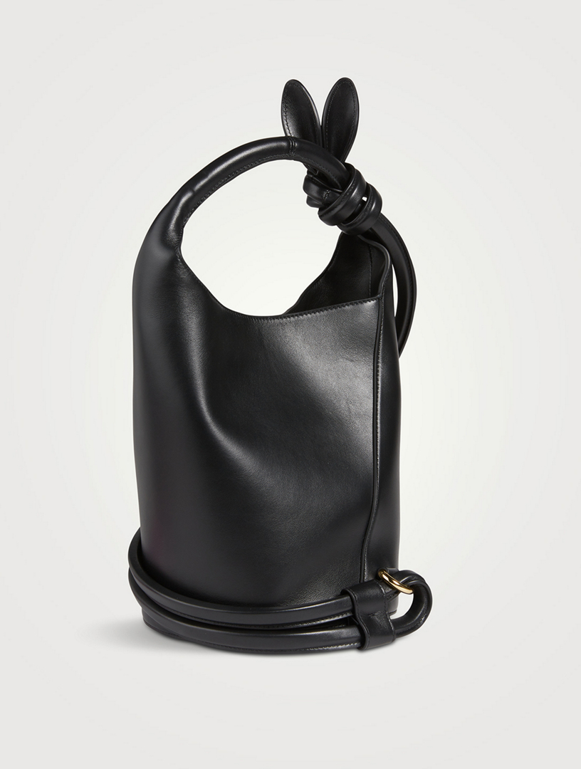 Le Petite Tourni Leather Bucket Bag