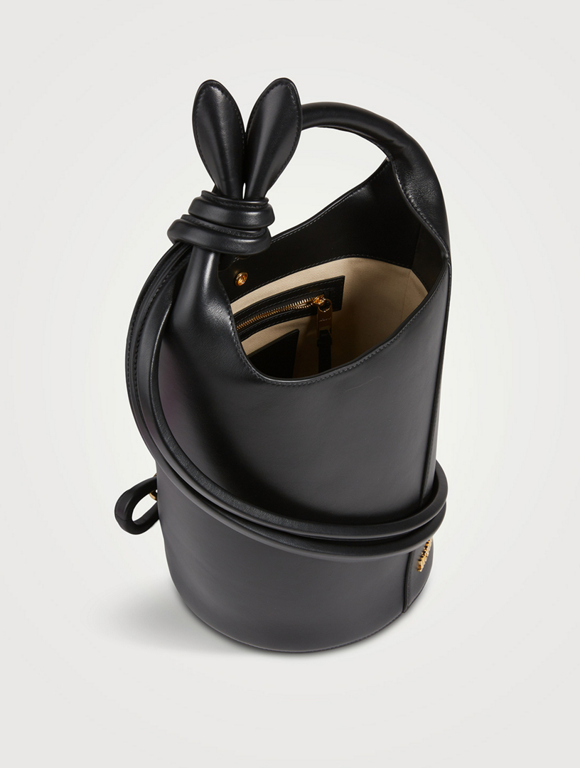 Le Petite Tourni Leather Bucket Bag