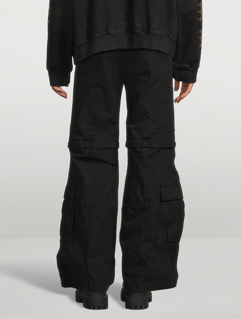 Flared Cargo Pants