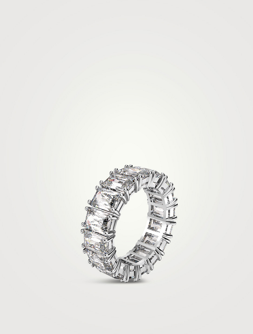 Vittore Rectangular Cut Eternity Band Ring