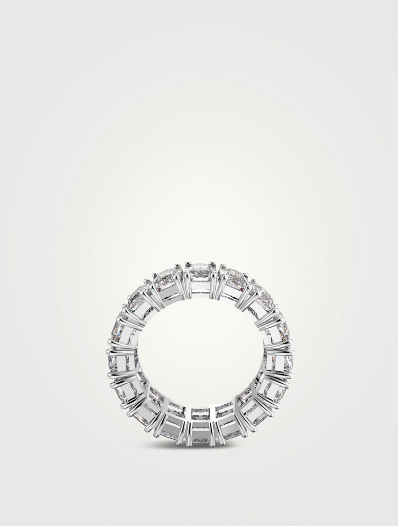 Vittore Rectangular Cut Eternity Band Ring