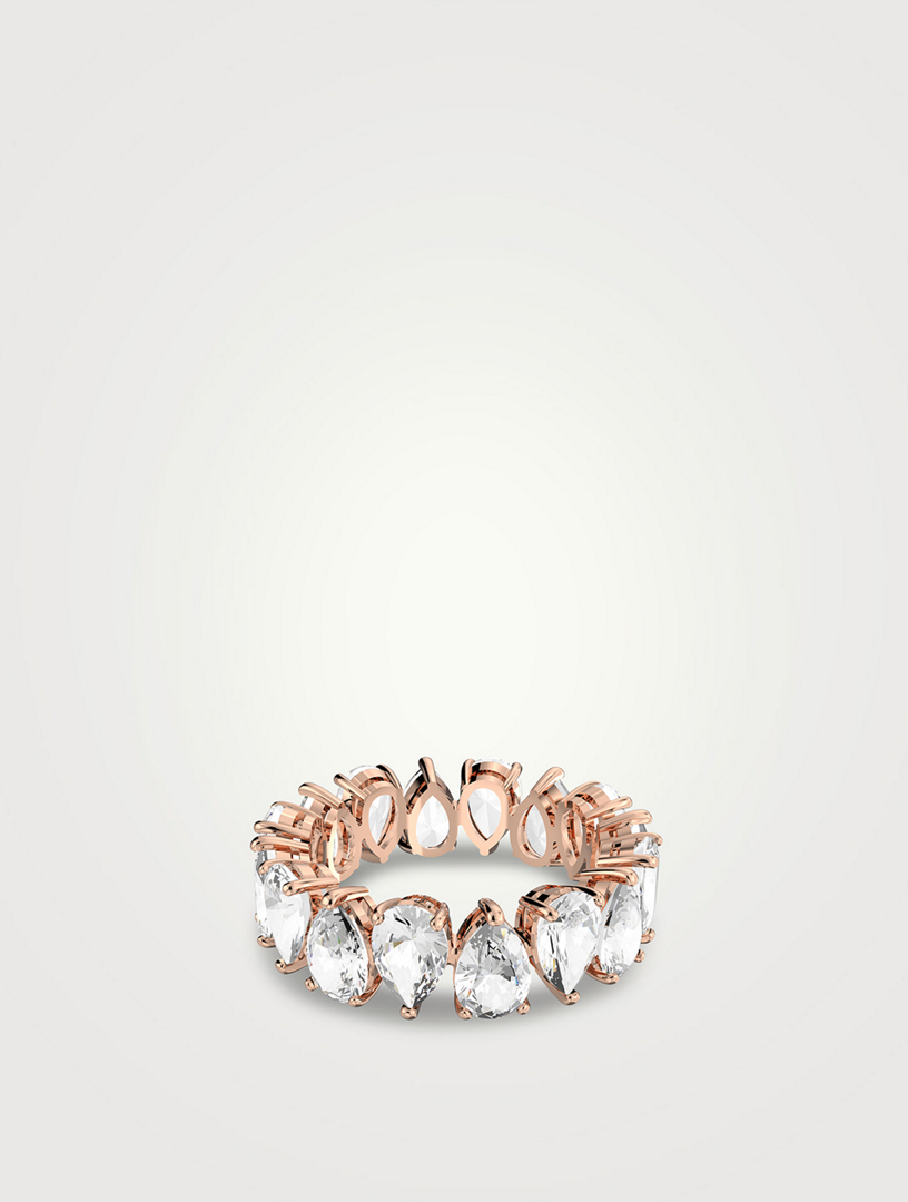 Vittore Rose Gold Plated Eternity Band Ring