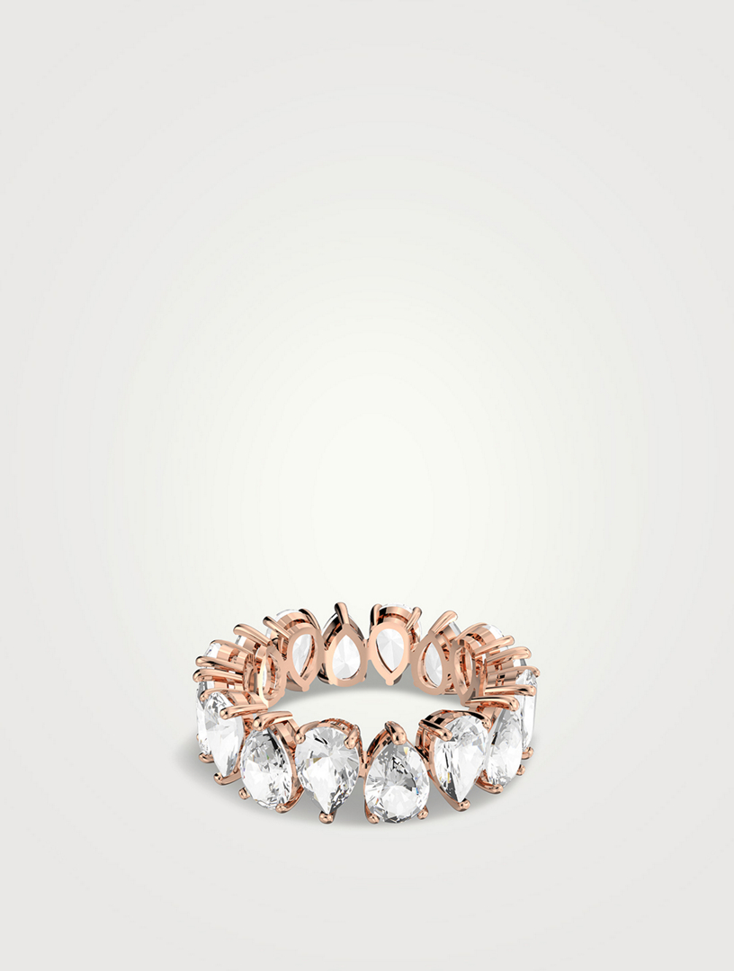 Vittore Rose Gold Plated Eternity Band Ring