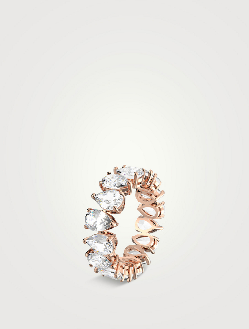 Vittore Rose Gold Plated Eternity Band Ring