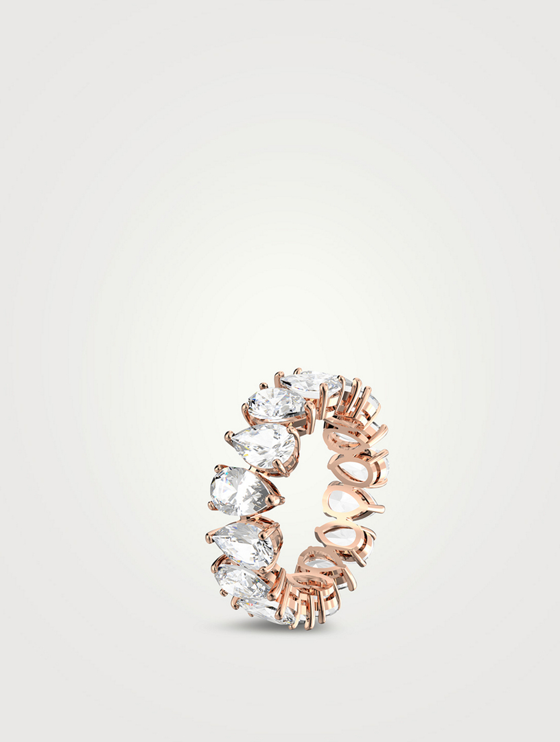 Vittore Rose Gold Plated Eternity Band Ring