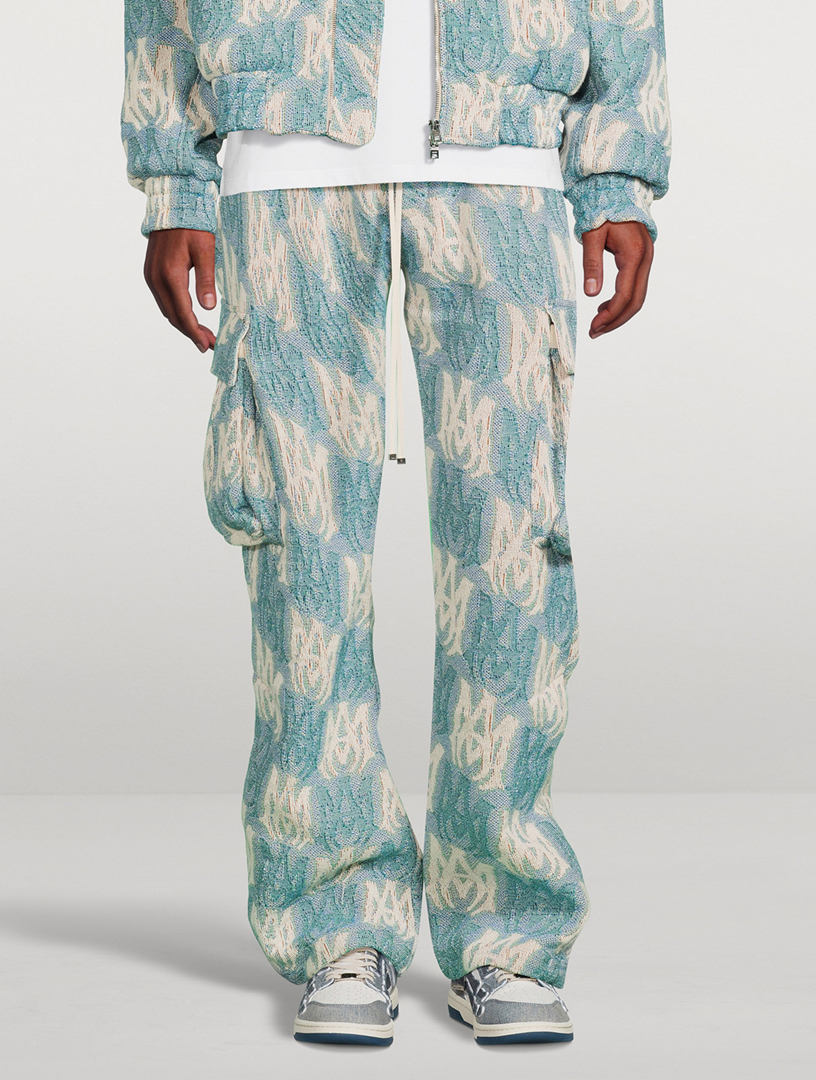 AMIRI Tapestry Print Flared Trousers