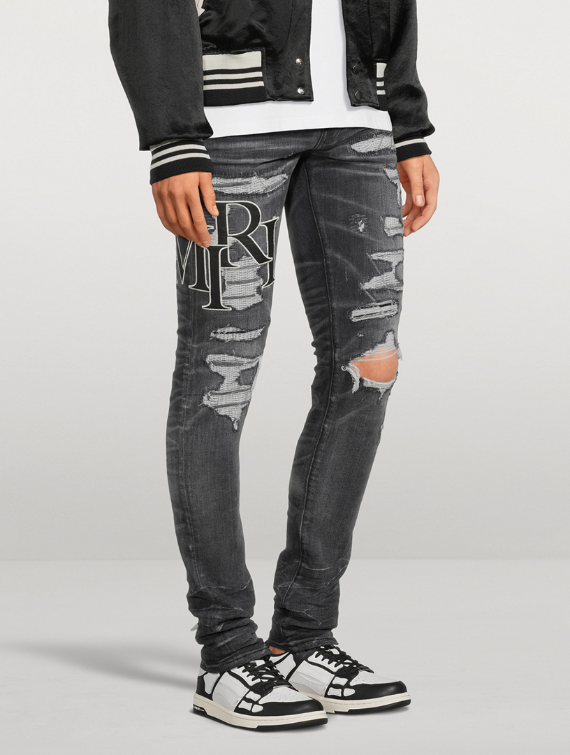 新*庄様 【300円オク】AMIRI STRAIGHT SLIT JEAN 31 新*庄様 【300円
