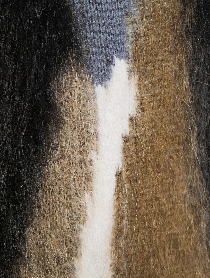 Wool Mohair Crewneck Sweater