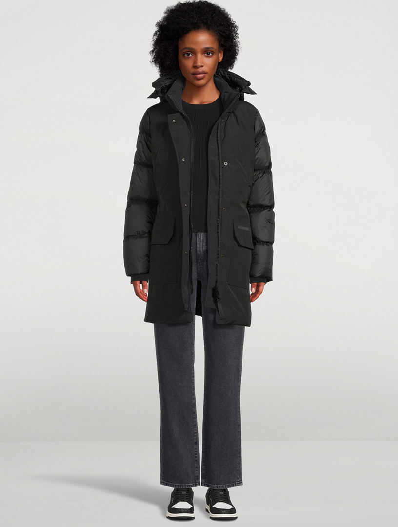 Canada goose trillium shop parka black women's