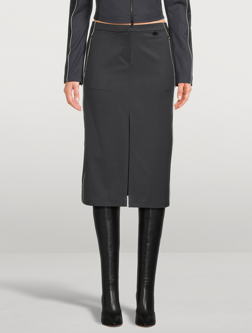 Cary Colourblock Midi Skirt