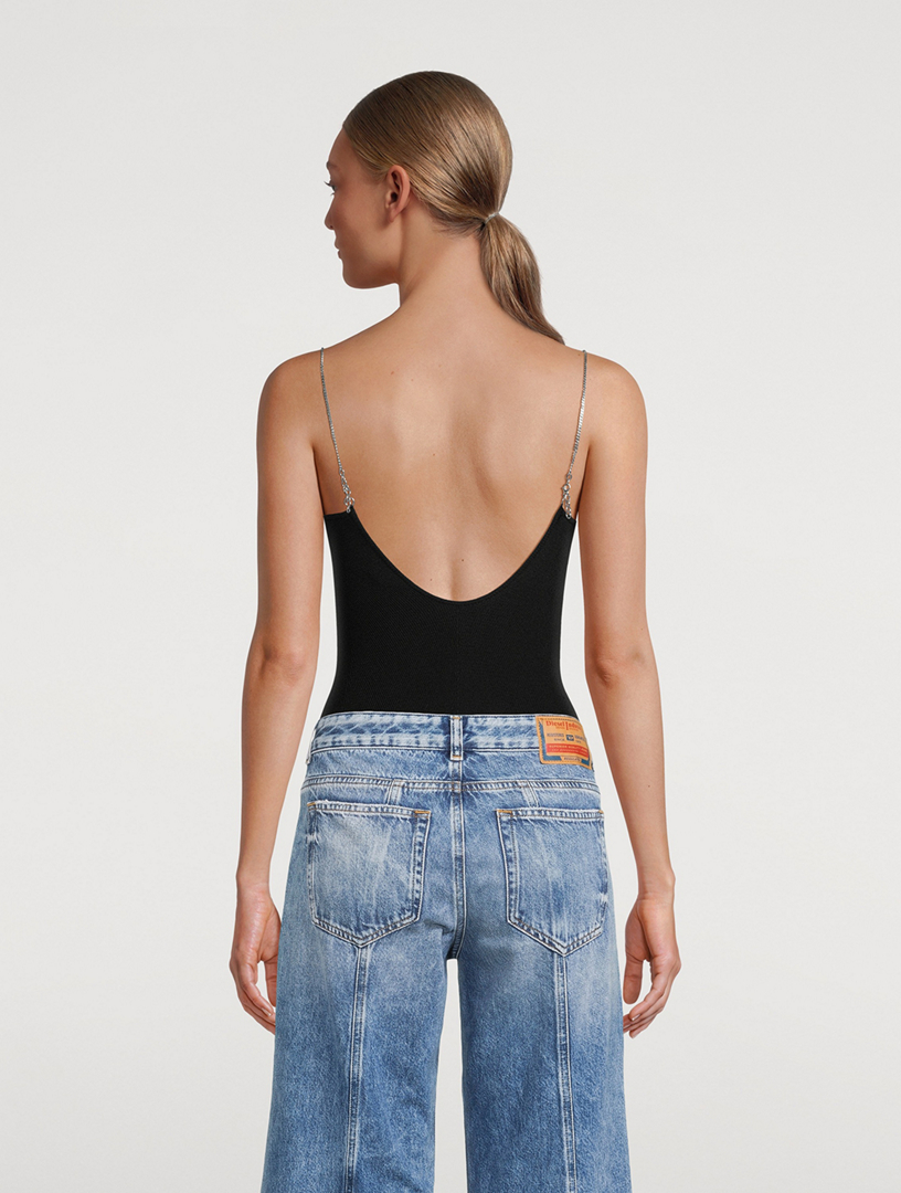 Virgee Chain Strap Bodysuit