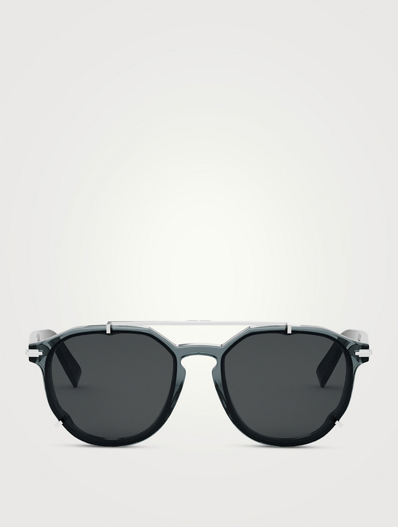 Dior black outlet round sunglasses