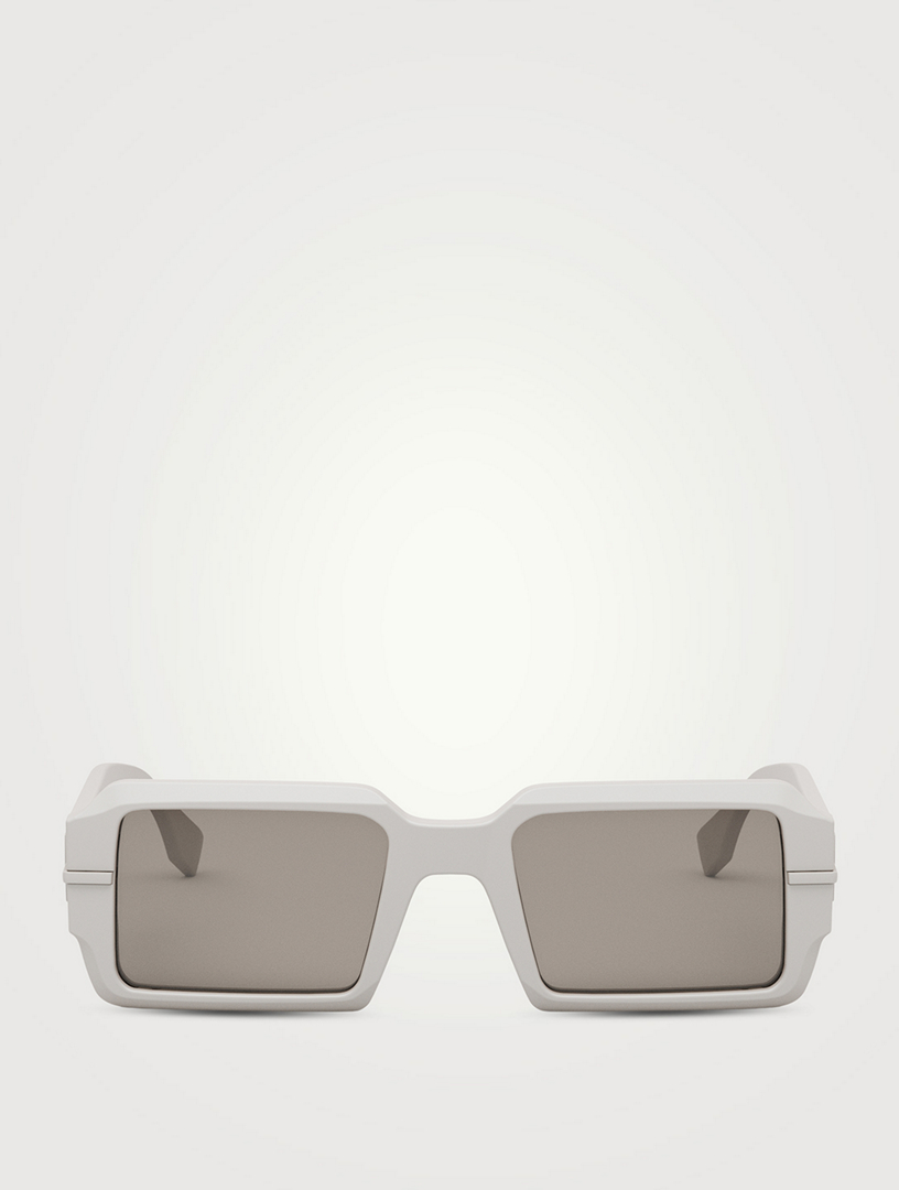 FENDI Fendigraphy Rectangular Sunglasses  Grey