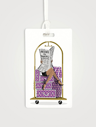 Trolley Traveller Luggage Tag - French