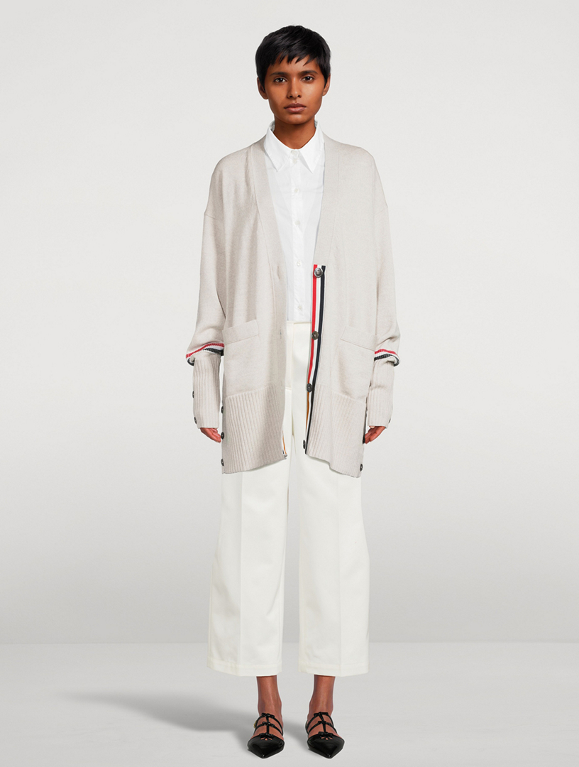 Cotton Cropped Relaxed Pants