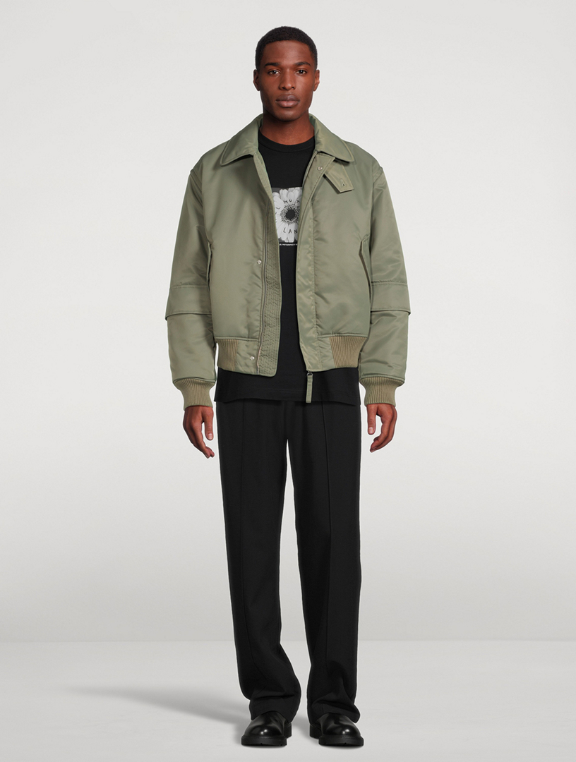 Helmut lang aviator 2025 shearling jacket