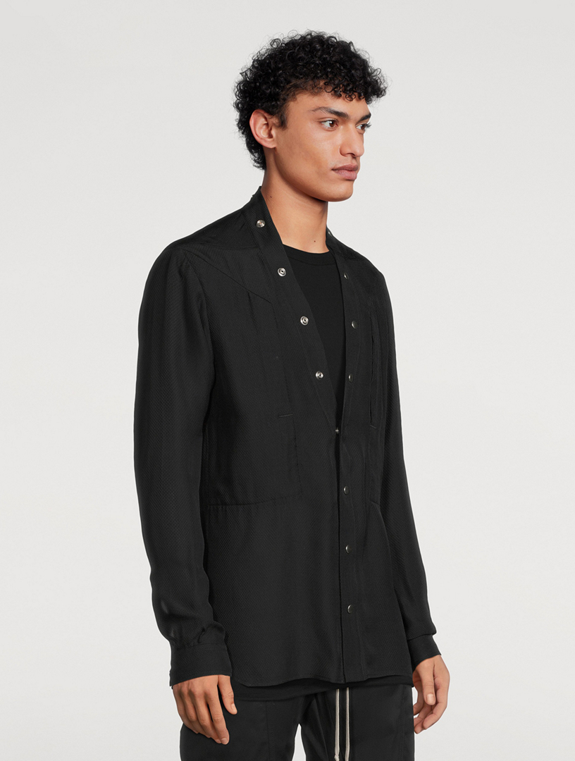 RICK OWENS Larry Fogpocket Shirt | Holt Renfrew