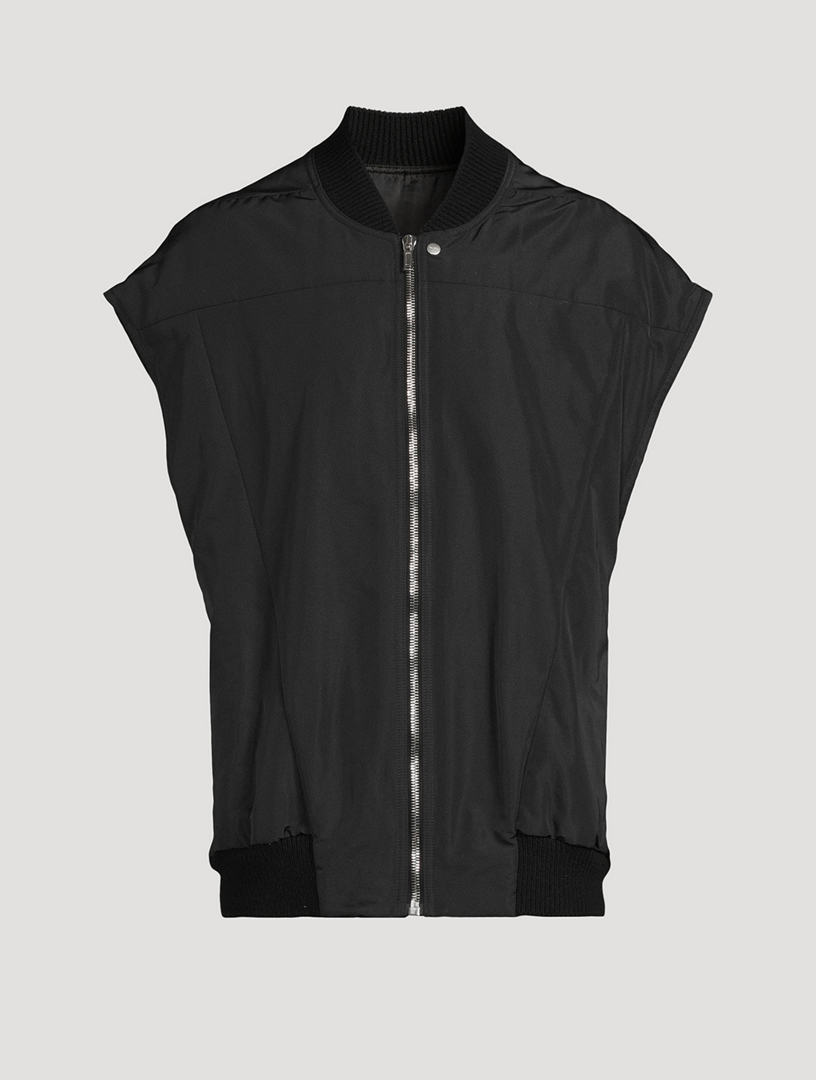 新品 RICK OWENS JUMBO FLIGHT DENIM VEST RICK OWENS Jumbo Coated Stretch Denim Flight Vest | Holt Renfrew