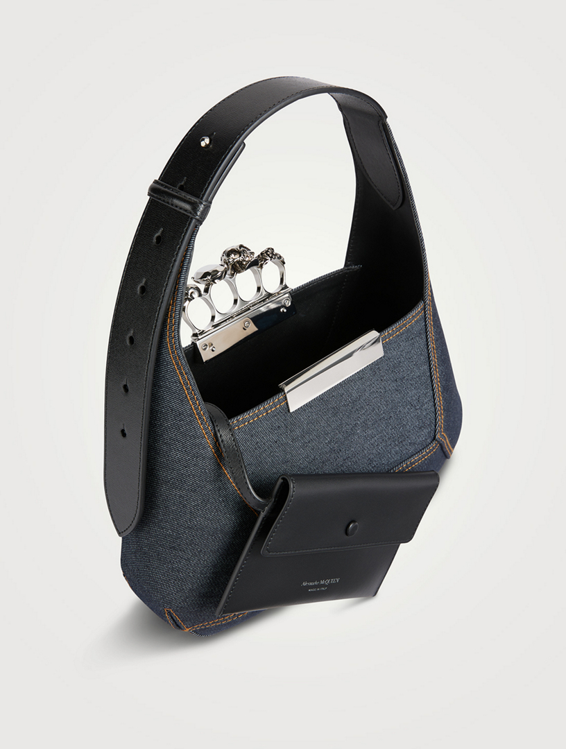 The Jewelled Denim Shoulder Bag