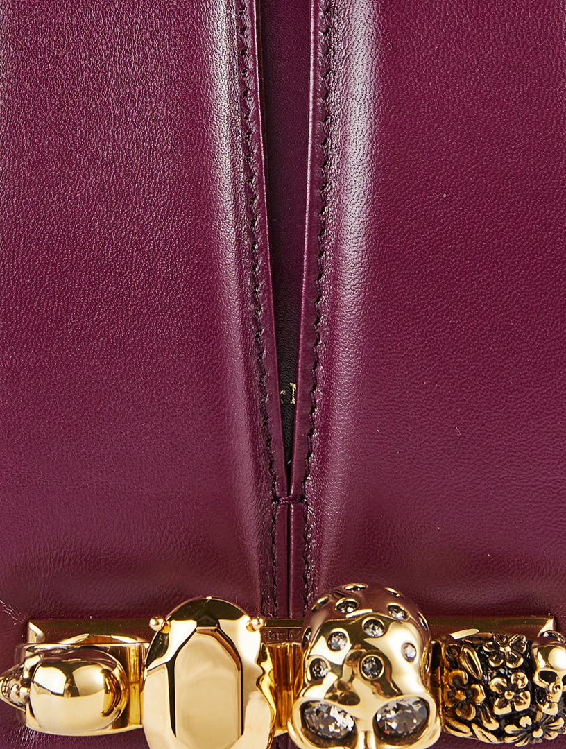 The Slash Four-Ring Leather Clutch