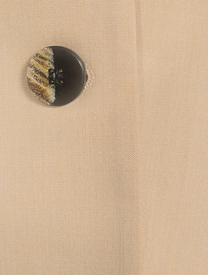 Drapey Melange Shaped Blazer