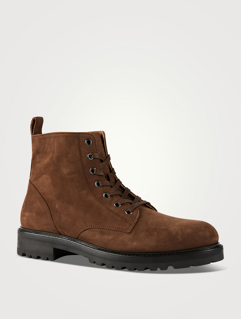 LA CANADIENNE Bottes lac es Luca en nubuck Holt Renfrew