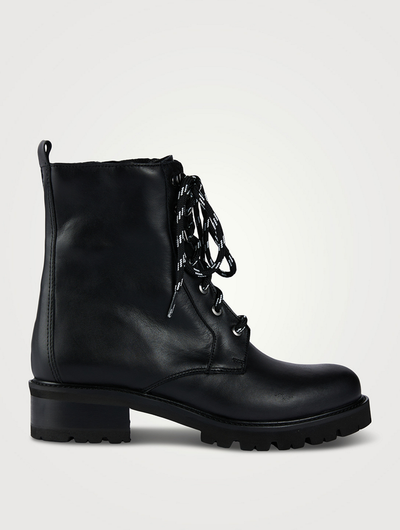 Lace up studded clearance boots