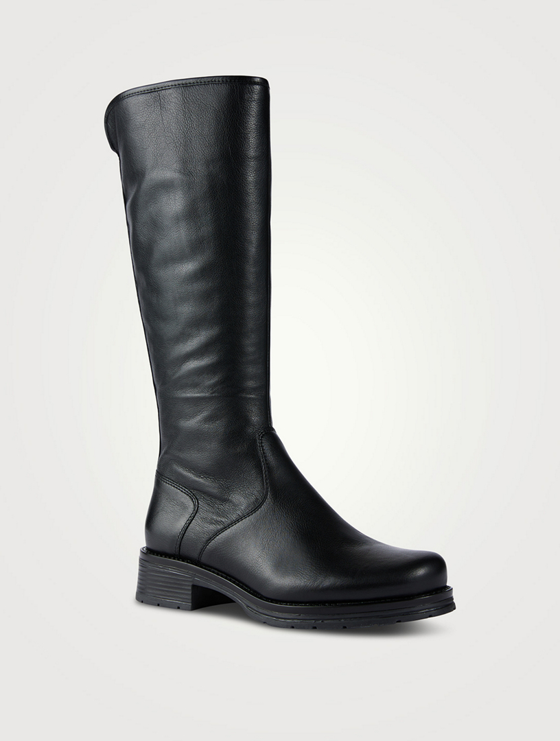 Womens tall clearance leather boots canada