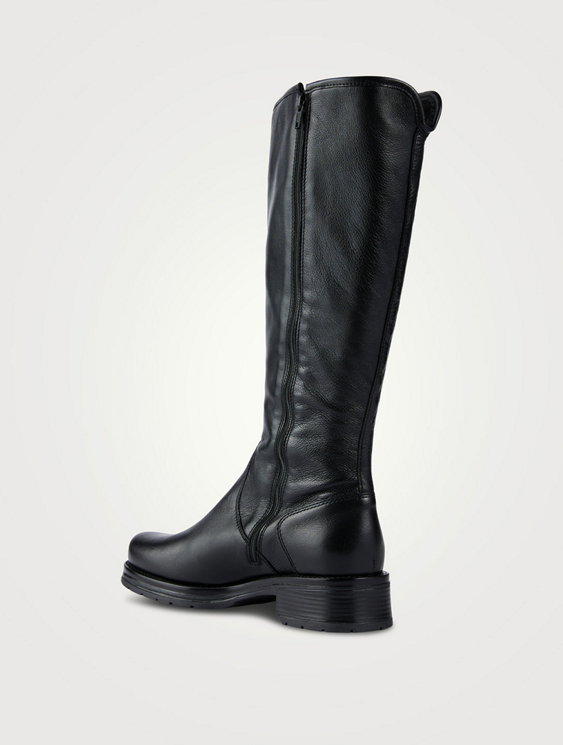 Tall leather boots on sale canada