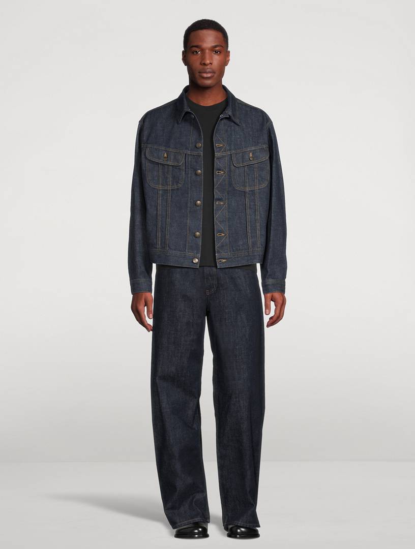 MAISON MARGIELA Slim-Fit Denim Jacket | Holt Renfrew