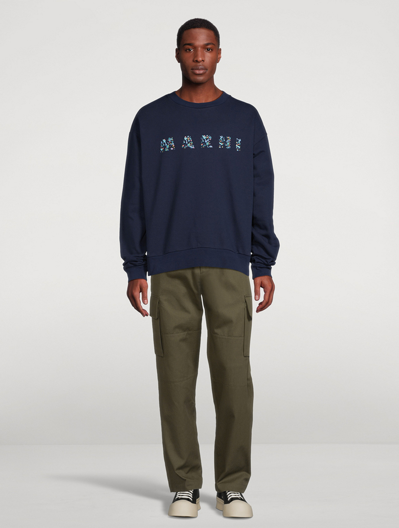 Cotton Logo Sweatshirt