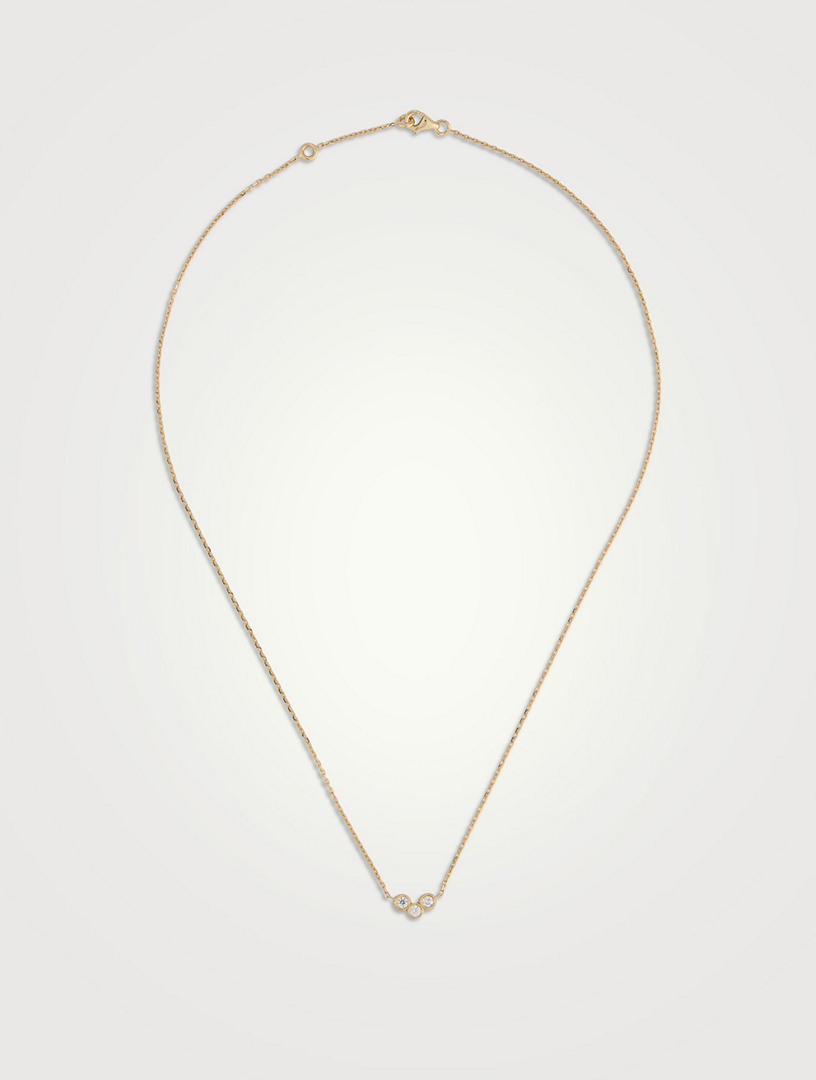 Clique Riviere 18K Gold Necklace With Diamonds