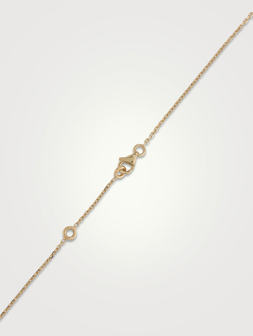 Clique Riviere 18K Gold Necklace With Diamonds