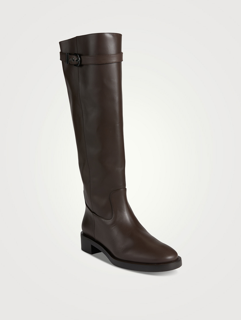 Maverick Leather Knee-High Boots