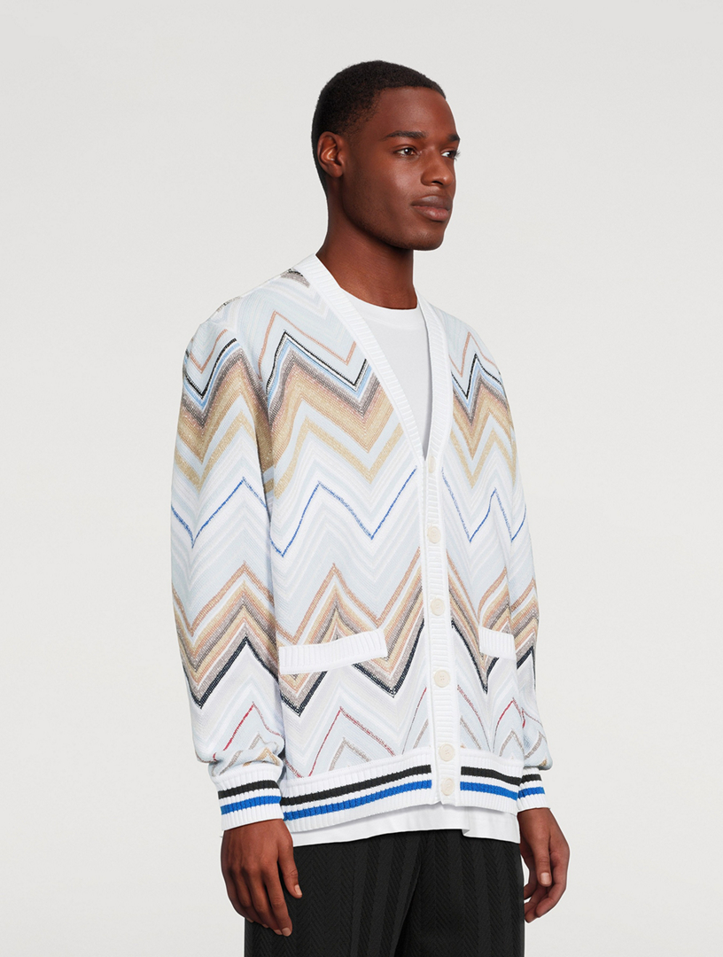 Cotton And Nylon Cardigan