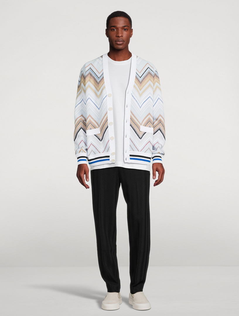 Cotton And Nylon Cardigan