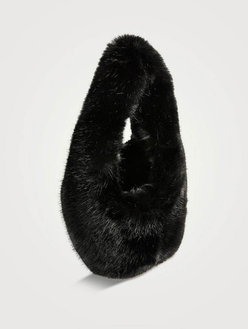 Medium Done Faux Fur Shoulder Bag