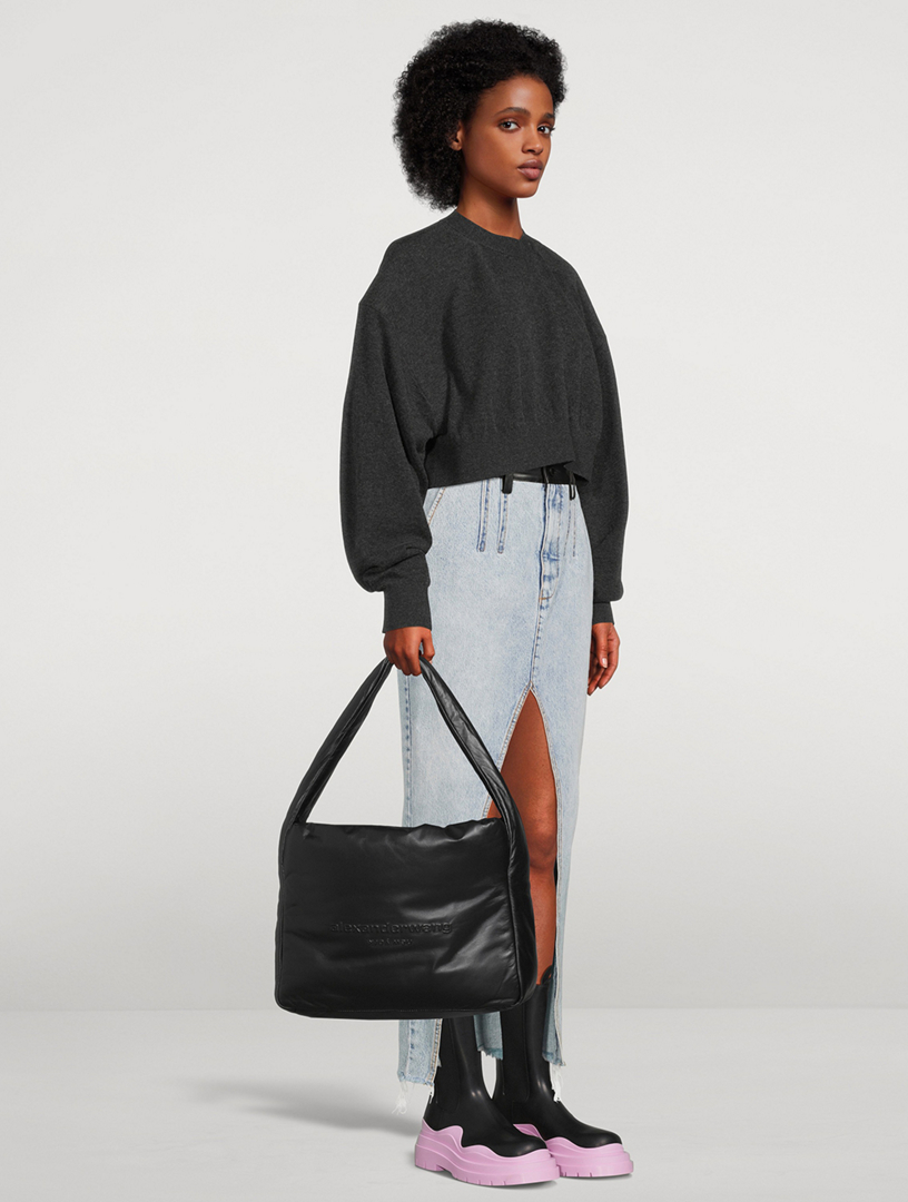 ALEXANDER WANG Large Ryan Puff Leather Shoulder Bag | Holt