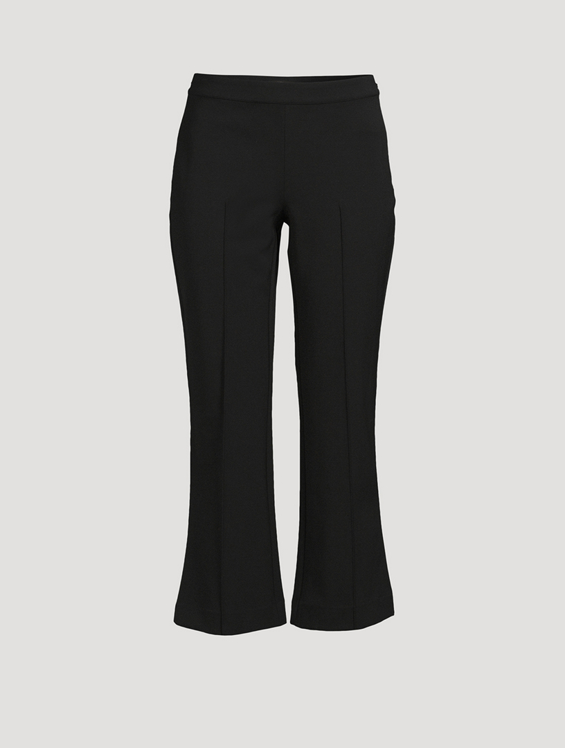 Women's Formal Suit Pants Mid-Waist Flare Pants Ladies Work Pants Spring  Summer Straight Trousers Black Pants XS at  Women's Clothing store