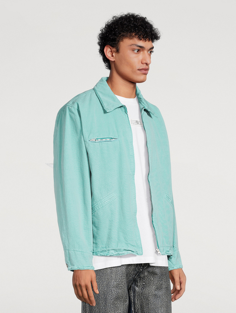 MM6 MAISON MARGIELA Cotton Zip Jacket | Holt Renfrew
