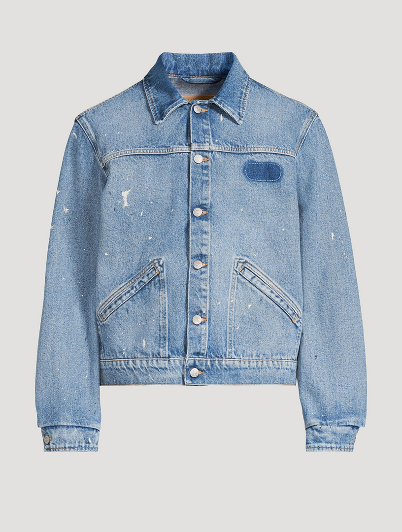 Distressed Denim Jacket